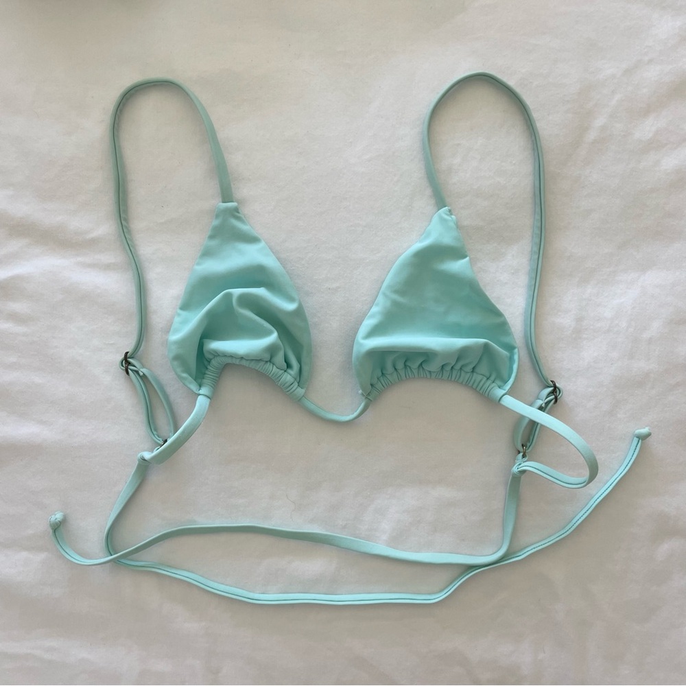 Kotomi Swim baby blue triangle bikini top